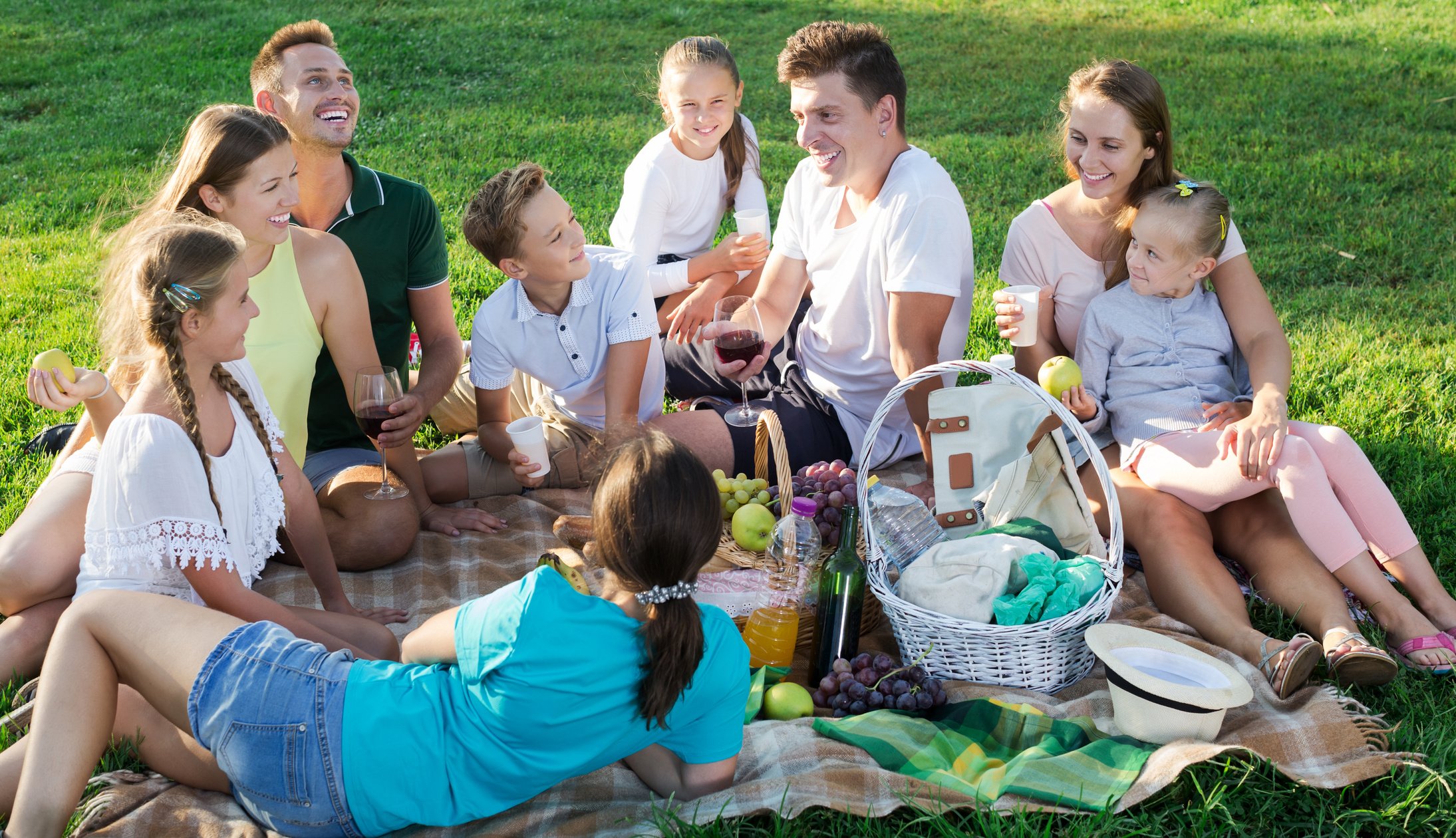 Big family picnic