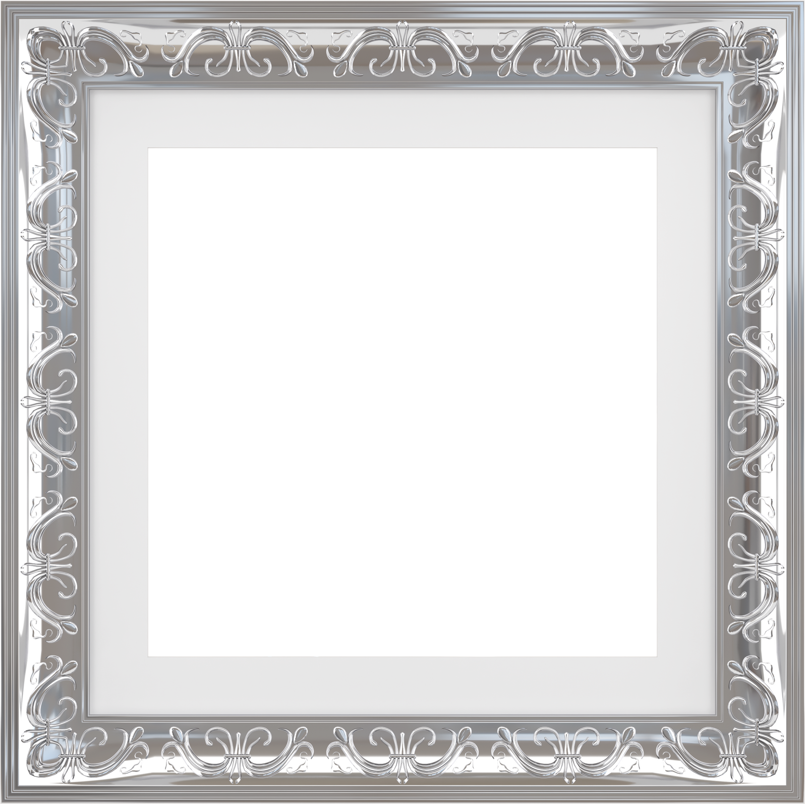 Square Picture Frame Silver